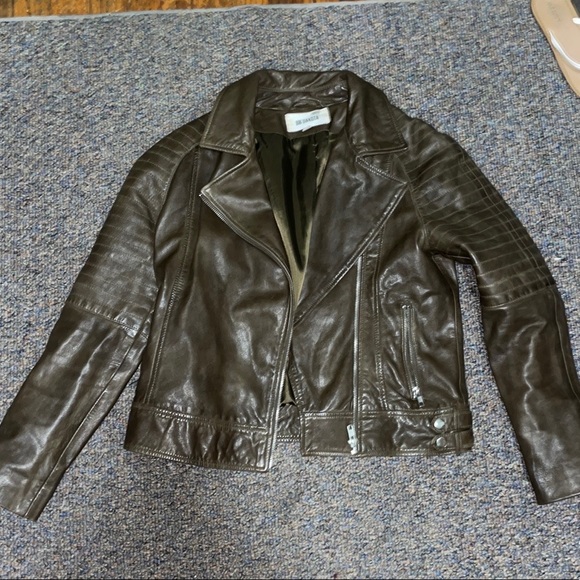 BB Dakota, brown leather Jacket size S - Picture 1 of 3